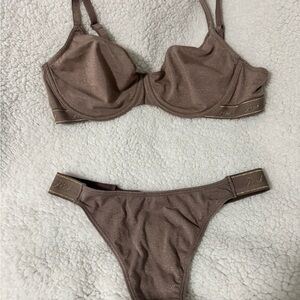 LOWER PRICE!!  Victoria's Secret Pink Shimmer Lingerie